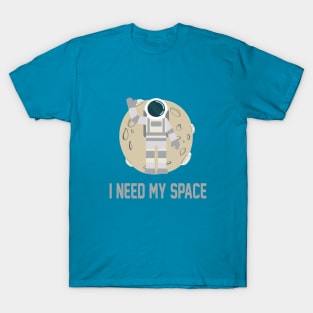 Astronaut with a moon T-Shirt